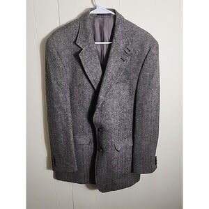 Vintage Lauren Ralph Lauren Blazer Herringbone 42 L 2 Button